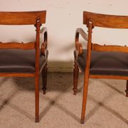 Paire de fauteuils en acajou d'époque William IV, circa 1830
