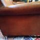 Leather club sofa