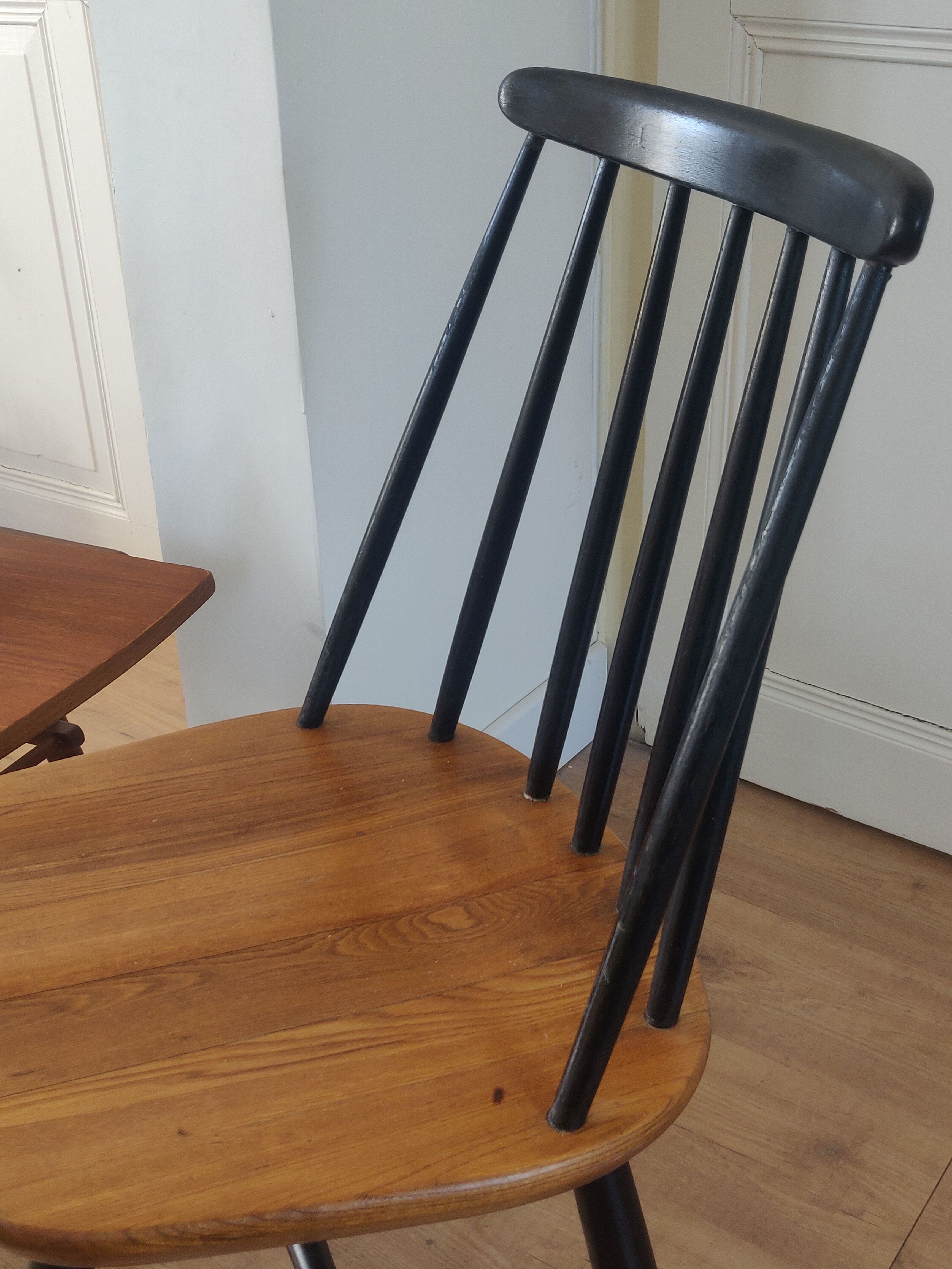 Chair sitting in solid