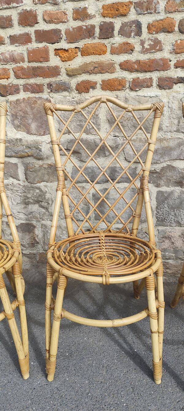 Lot de 4 chaises Louis Sognot