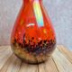 Large antique iridescent multilayer glass vase – attributed to Clichy or Pantin.