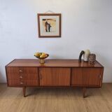 Modernist long sideboard from the 1970s.