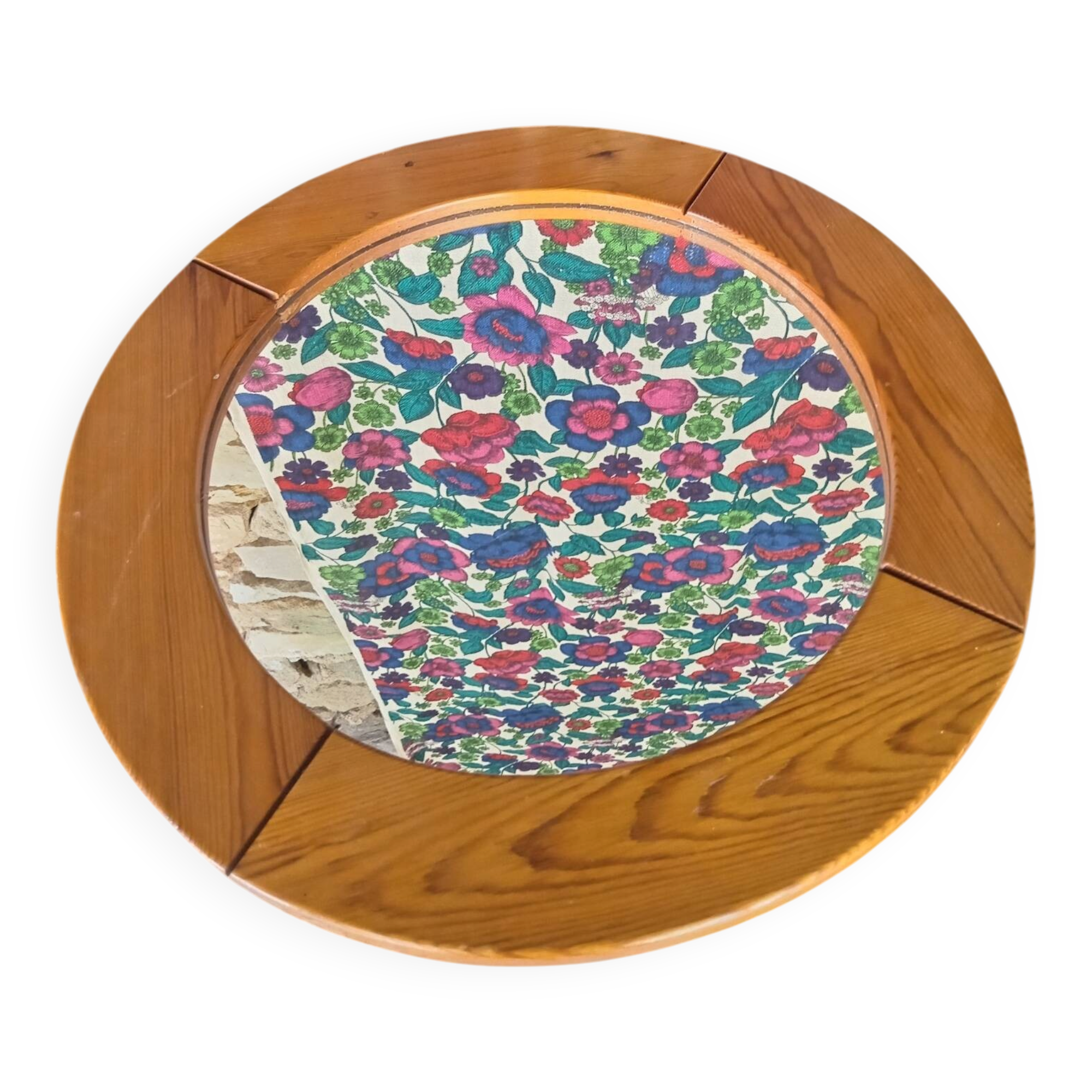 Miroir en bois