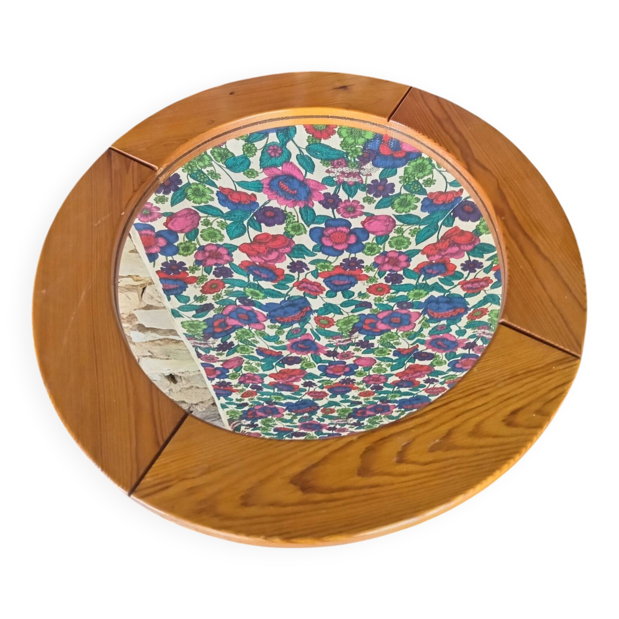 Miroir en bois