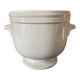 White porcelain pot cover
