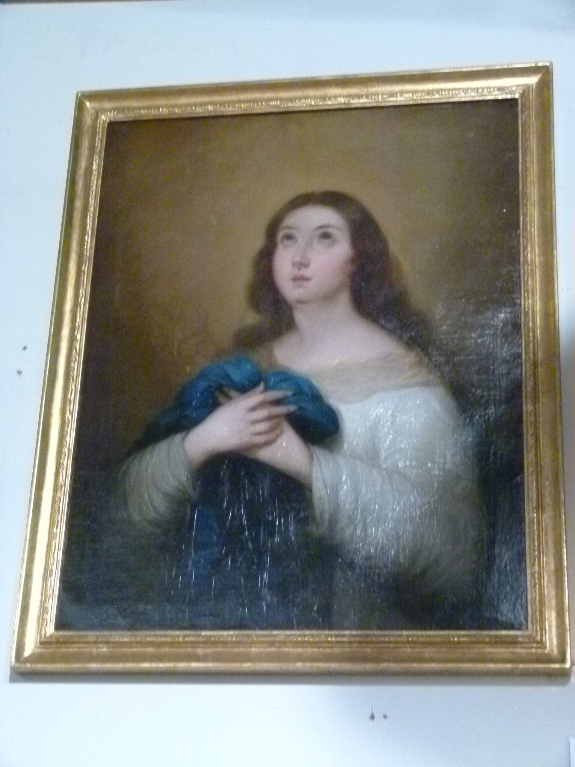 Portait  a  l'huile 19ème