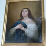 19th century oil portrait