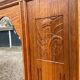 Art Deco oak cloakroom