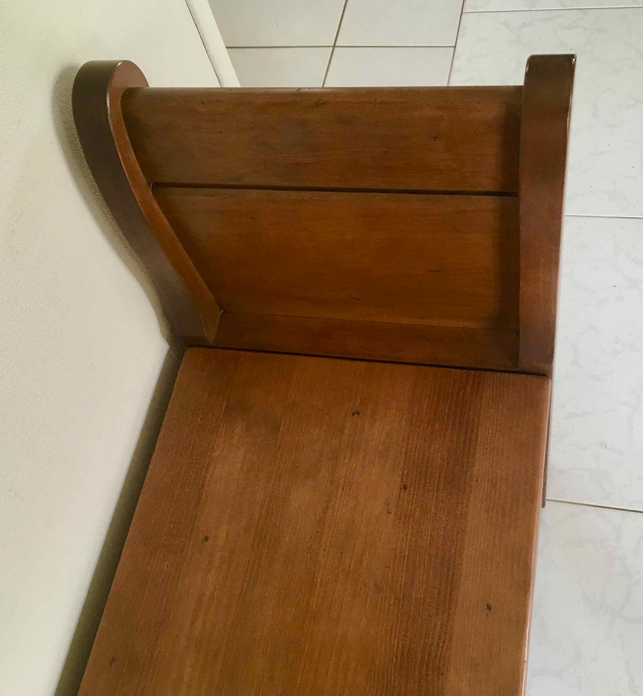 Trunk bench 2 places, cherry wood