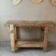 Vintage wooden workbench