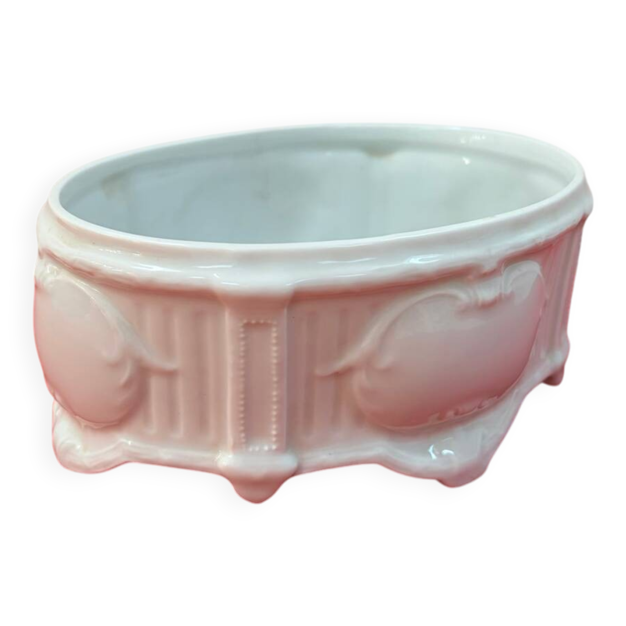 Ashtray / Flower pot in BH Limoges porcelain