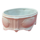 Ashtray / Flower pot in BH Limoges porcelain