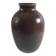 Brown vase signed Barotte