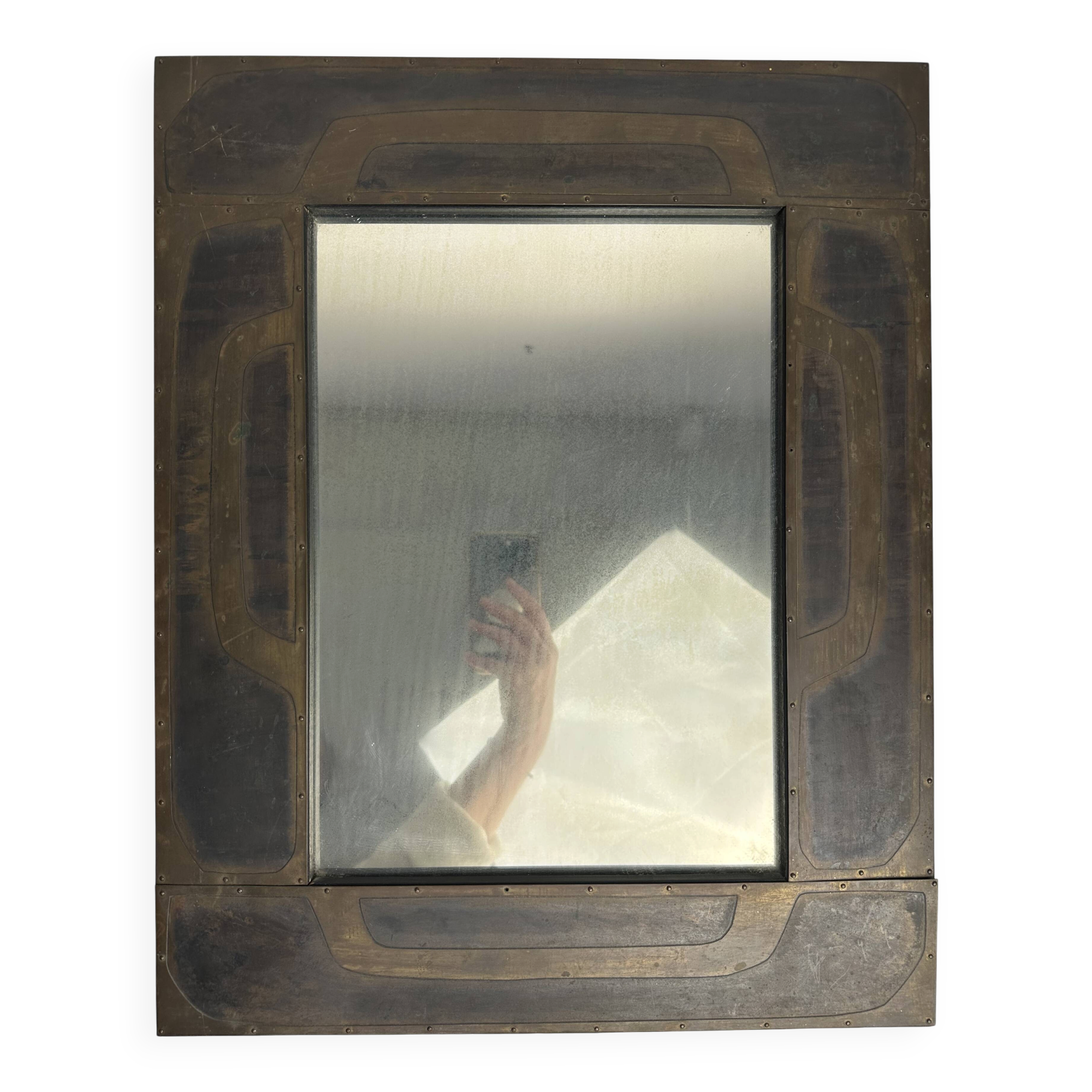 Vintage Jean Blazy mirror