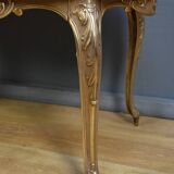 Marble and brass coffee table, Louis XV style – mid 20th century