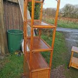 Rattan shelf