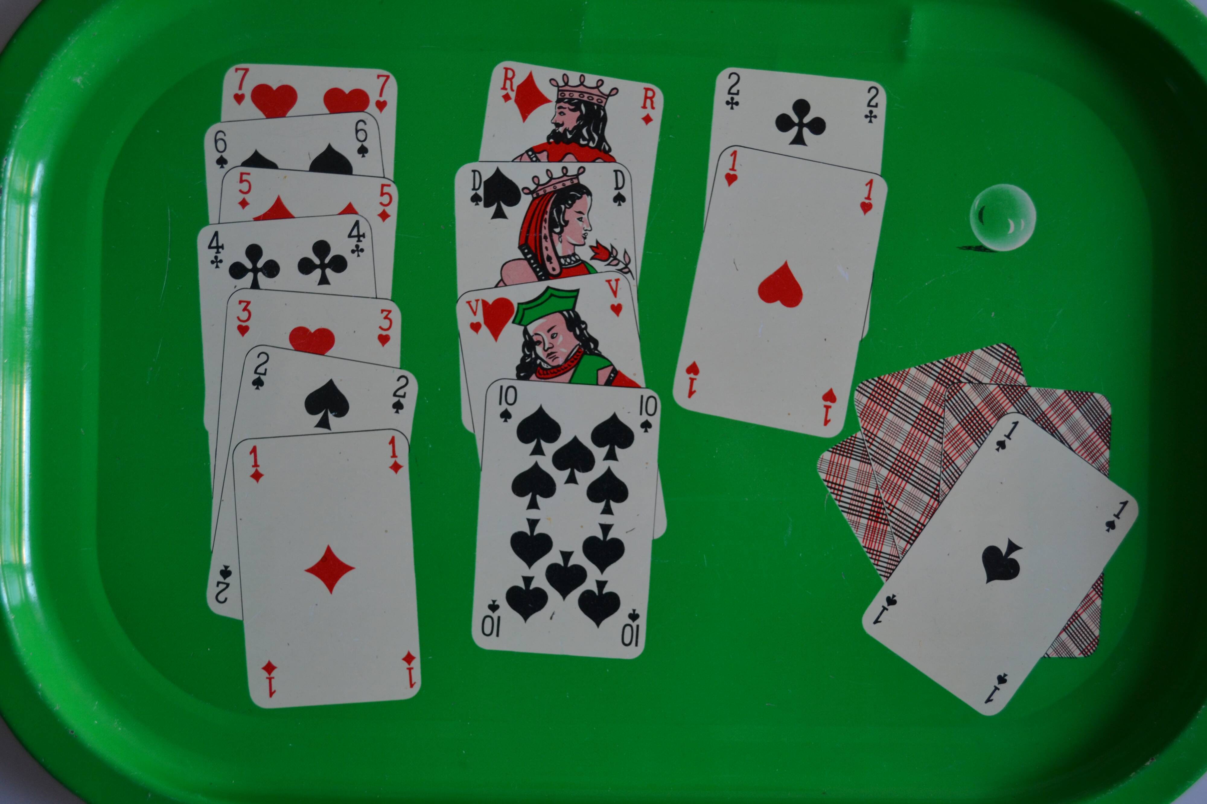 60s board décor card game