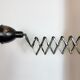 Industrial Black Scissor Wall Lamp, 1950s