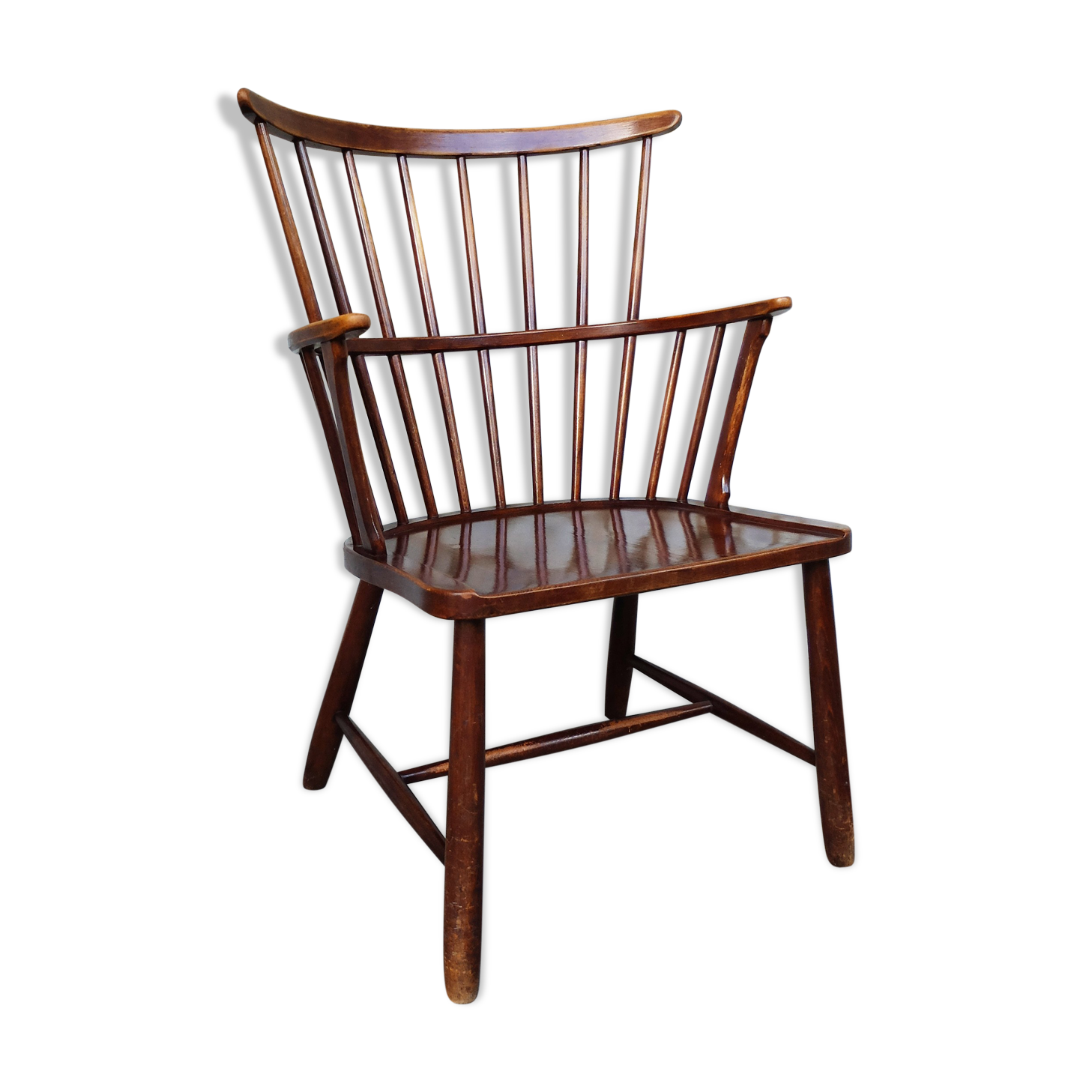 Fauteuil Windsor par Ove Boldt pour Fritz Hansen, Danemark, 1960