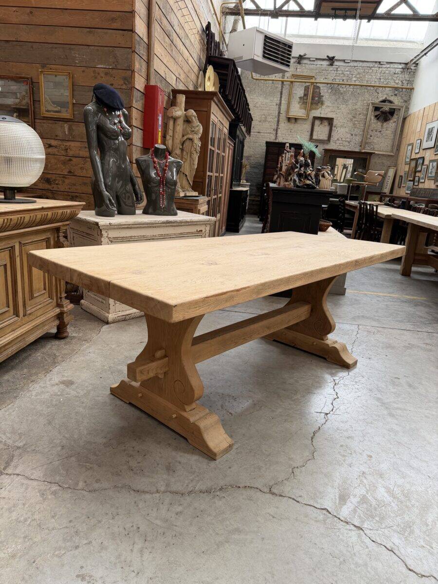 Monastery-style oak table