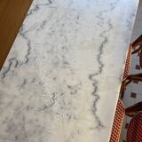 Bistro table in white marble