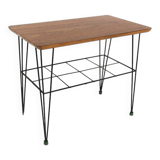 "Stringbord" teak side table, Sweden, 1950