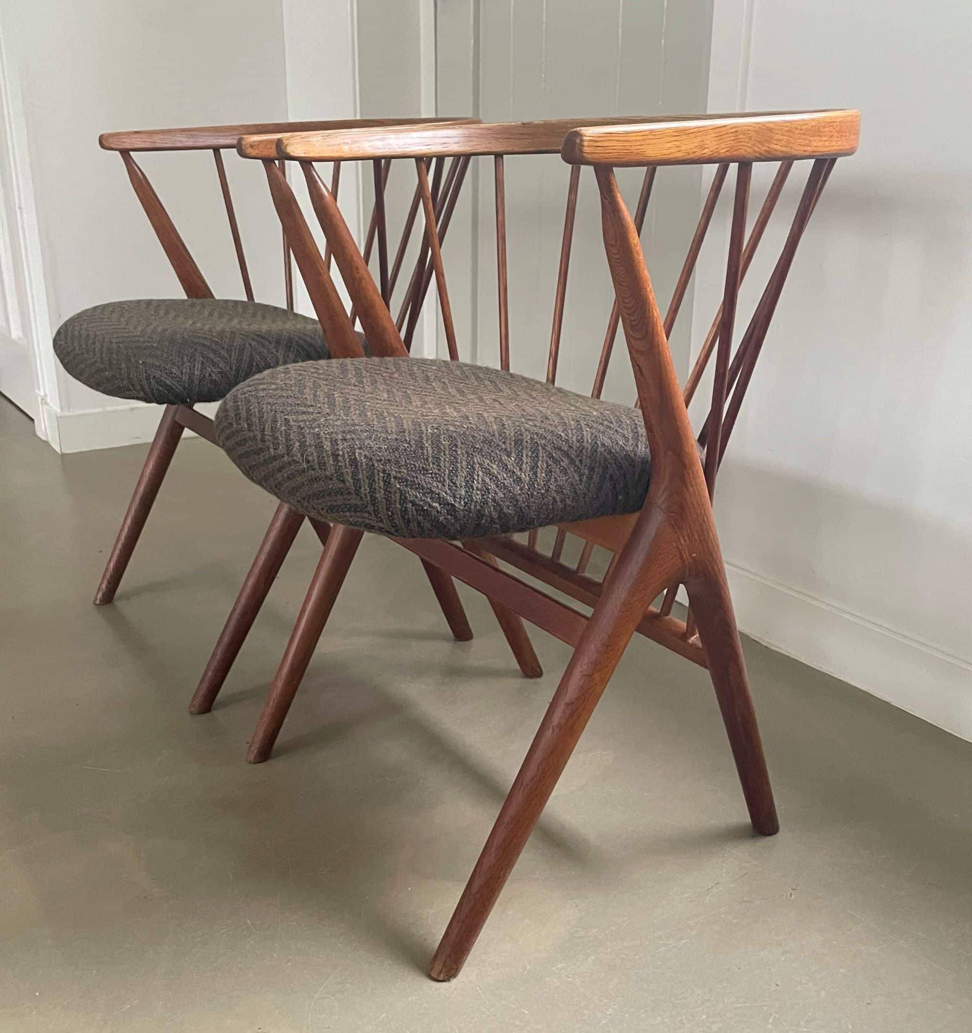 Set of 2 chairs, Helge Sibast chair no. 8, Sibast, Denmark, 1950s