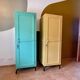Turquoise boarding school wardrobe