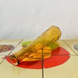 Bouteille Génie en verre d'Empoli jaune ambré - MCM
