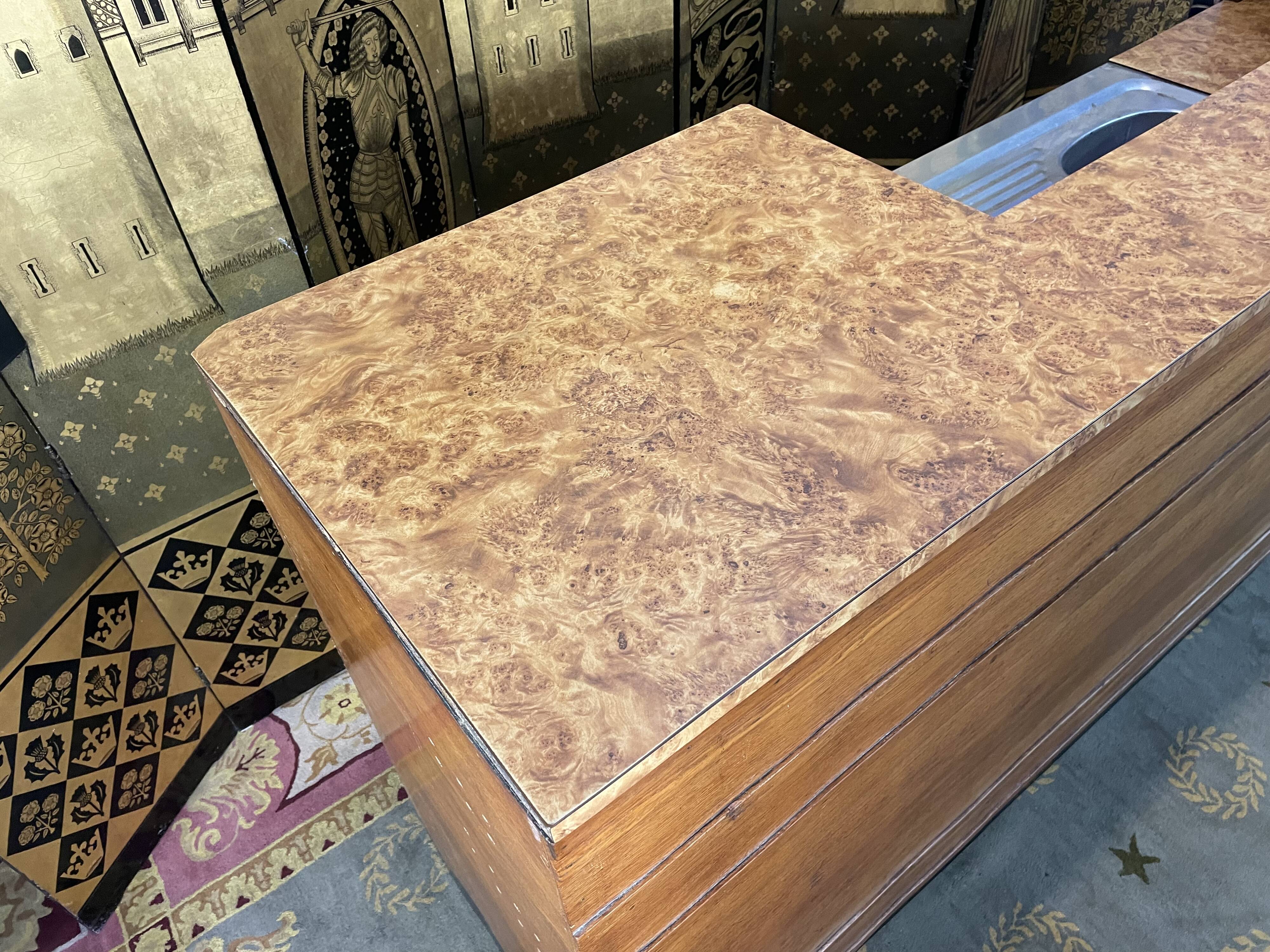 Oak bar counter 1960