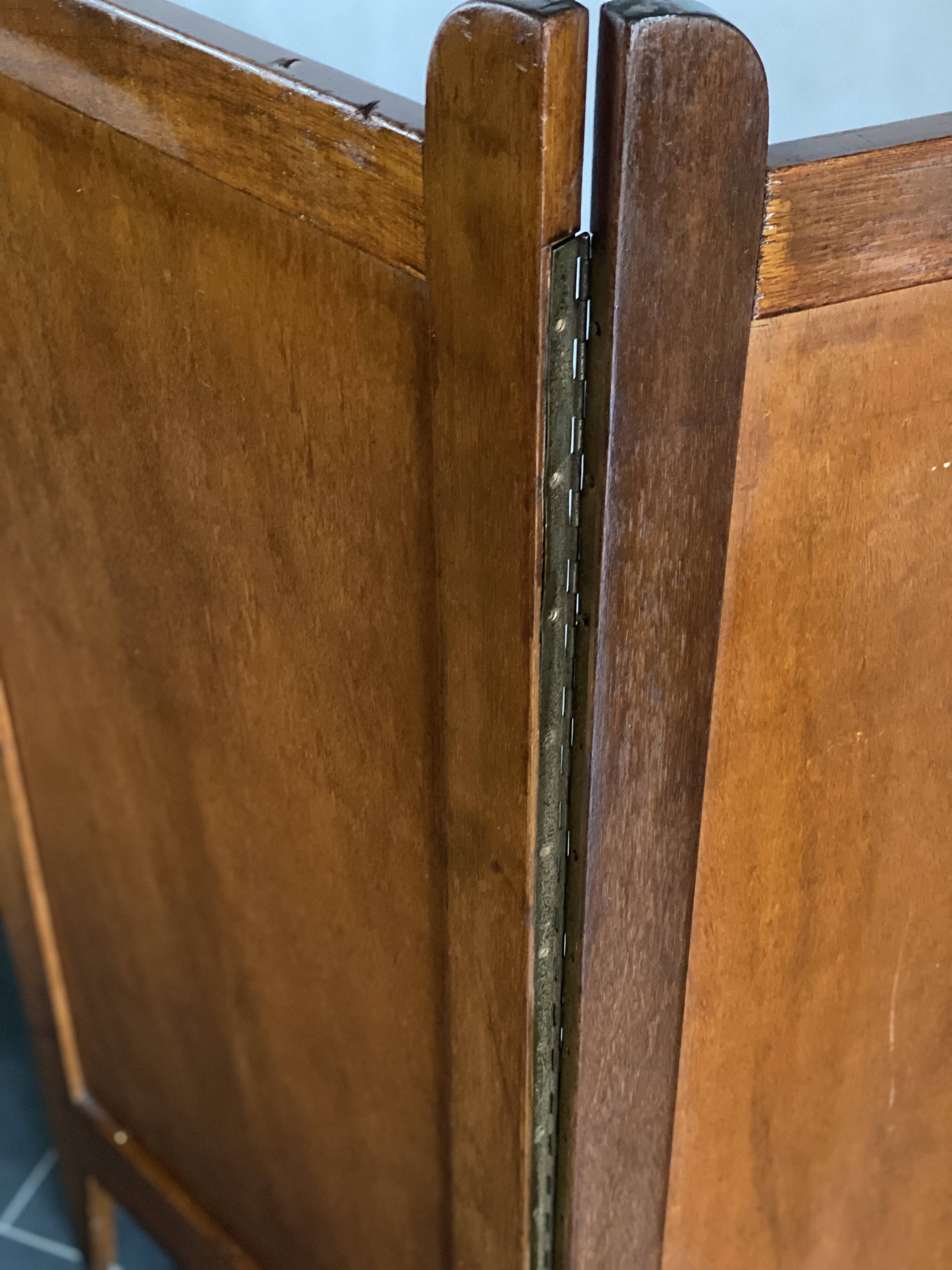 Paravent vintage en chêne