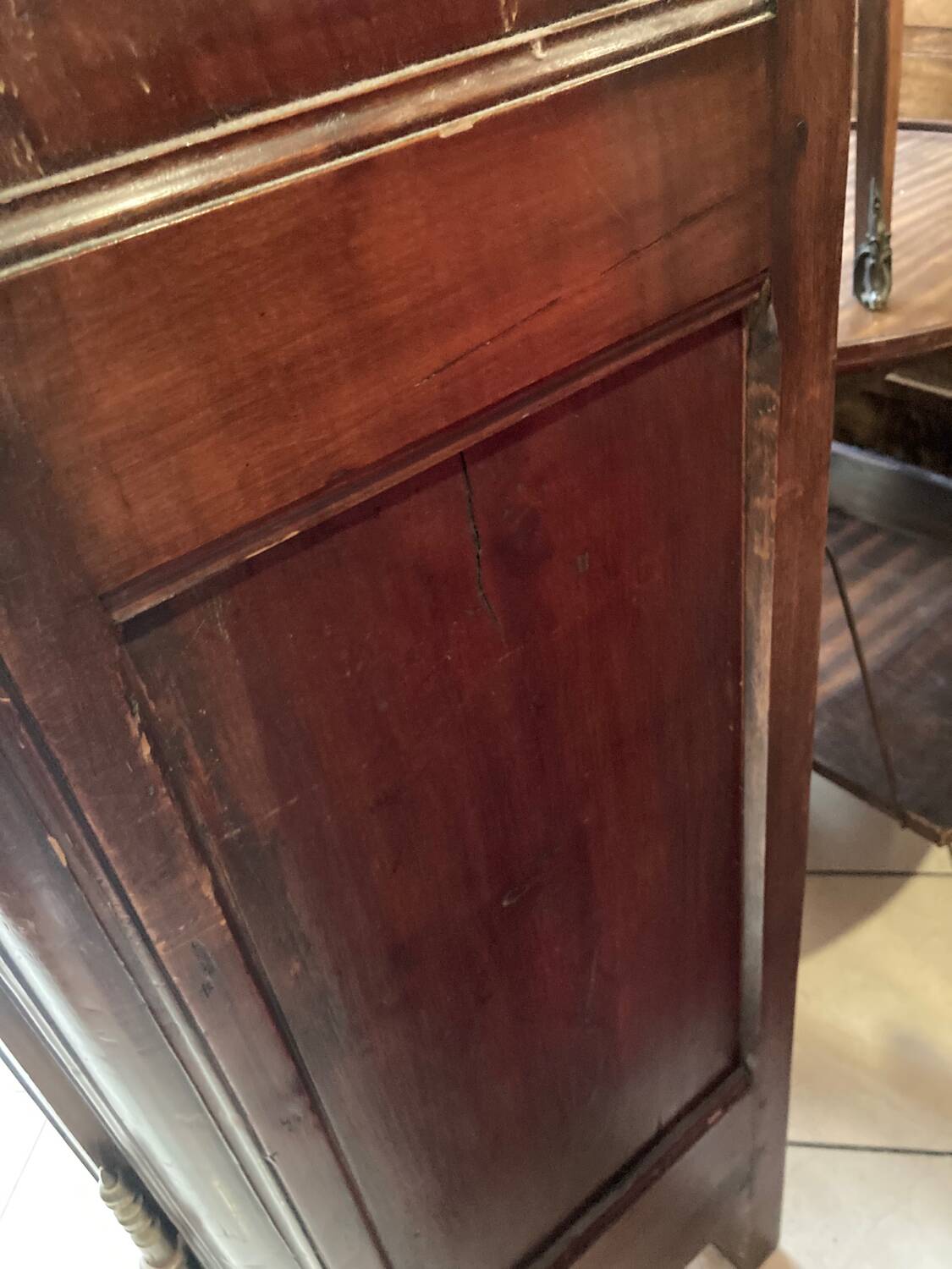 Two-door wardrobe