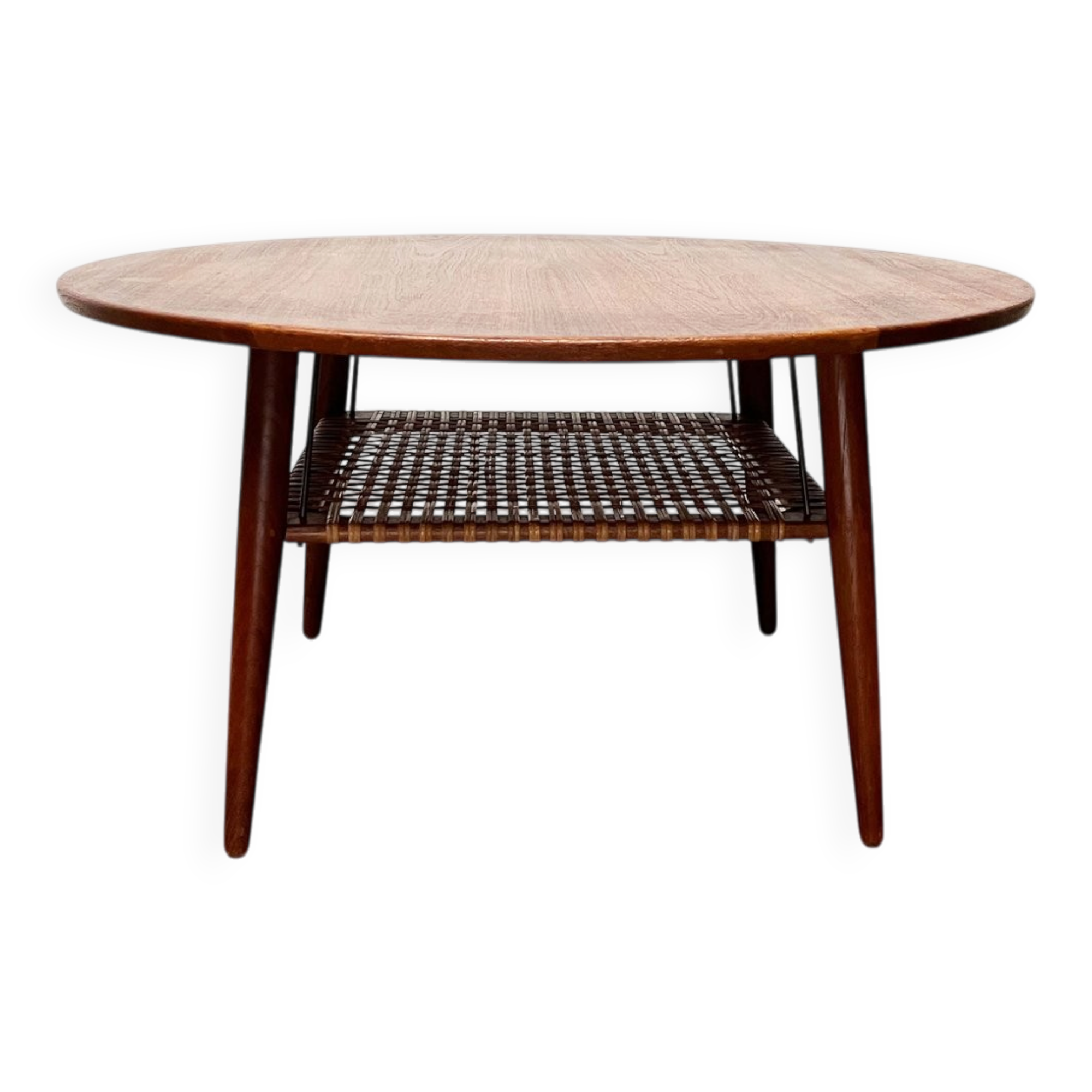 Mid-century modern Danish teak coffee table from the 1960s.