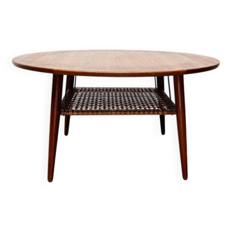 Mid-century modern Danish teak coffee table from the 1960s.