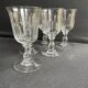 6 19th century water glasses – Establishments Legras