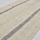 Tapis Kilim beige et noir