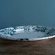 Saint-Amand ironstone dinner plate with anemone green decoration