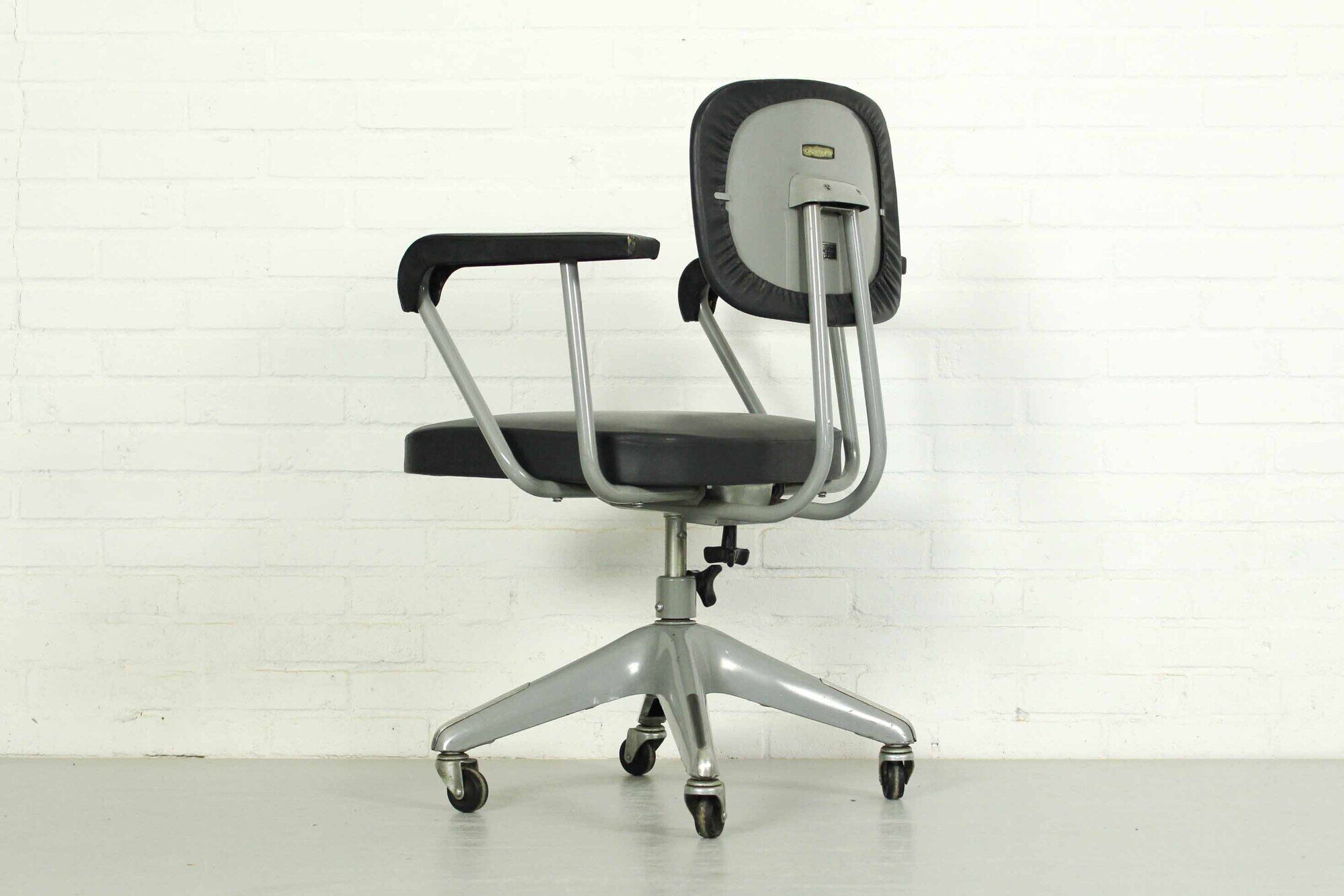 Japanese Industrial Office Desk Chair by Takashi Okamura, 1970s