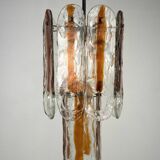 Italian Vintage Murano glass chandelier by Mazzega, model Occhio. Italy '70