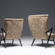 Paire de fauteuils, Années 1950