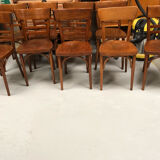 Old bistro chairs bentwood