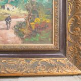 Ancient painting, painting on canvas