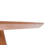 Dining table with glass top