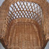 Wicker child fauteuril