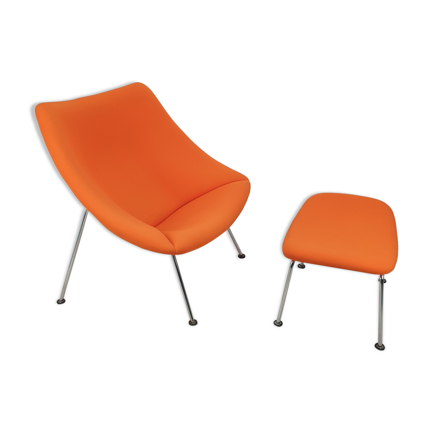 Oyster Chair and Ottoman by Pierre Paulin for Artifort