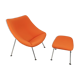 Oyster Chair and Ottoman by Pierre Paulin for Artifort