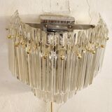 Applique cristal France, années 1950.