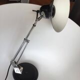 Adjustable black metal Aluminor desk lamp