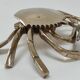 Vintage solid brass crab