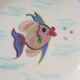 3 plates Cérenne Vallauris Les Pisces